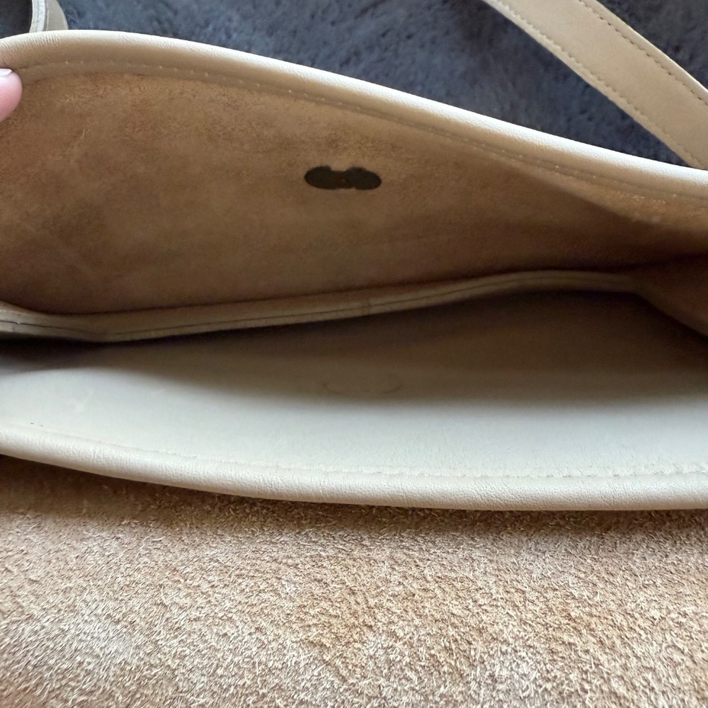 Vintage Coach 9850 Compartment Bag mystery color - Stone? - READ - Picture 12 of 16